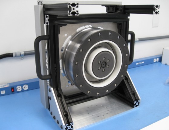 Assembled next-generation Hall thruster at Aerojet Rocketdyne’s facility located in Redmond, Washington
