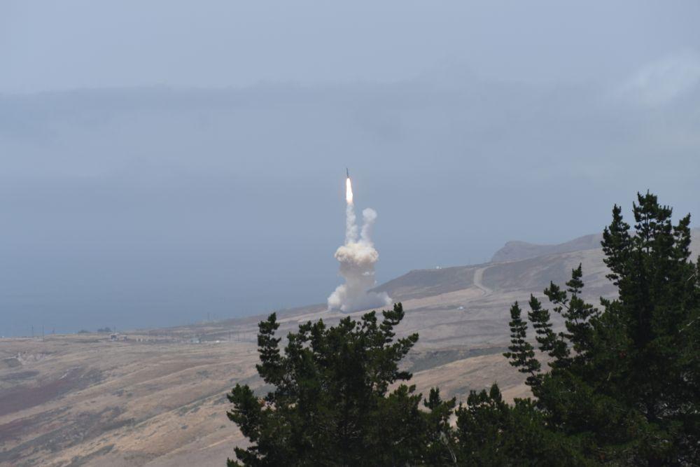 Ground-based Interceptor launched from Vandenberg, AFB, Calif. during a live-fire test event against an ICBM-class target, May 30, 2017. Credit: Missile Defense Agency Ground-based Interceptor launched from Vandenberg, AFB, Calif. during a live-fire test event against an ICBM-class target, May 30, 2017. Credit: Missile Defense Agency