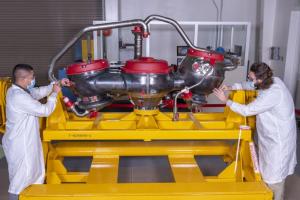 The 1st RS-25 powerhead produced by AR in over a decade shipped from AR’s Los Angeles site & arrived at AR’s facility at NASA’s Stennis Space Center near Bay St. Louis, Mississippi on Oct. 25. The powerhead serves as the structural backbone to the RS-25.